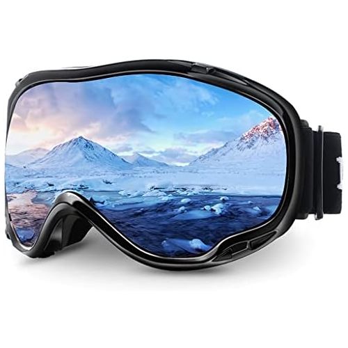  WSSBK Ski Goggles Protection Anti-Fog Snow Goggles for Men Women Youth (Color : A, Size : One Size)