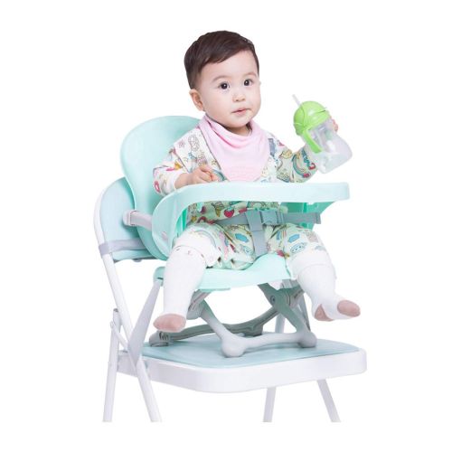  WSXX Portable Childrens Dining Chair Baby Eating Chair, Multi-Function Folding, Baby Table Seat