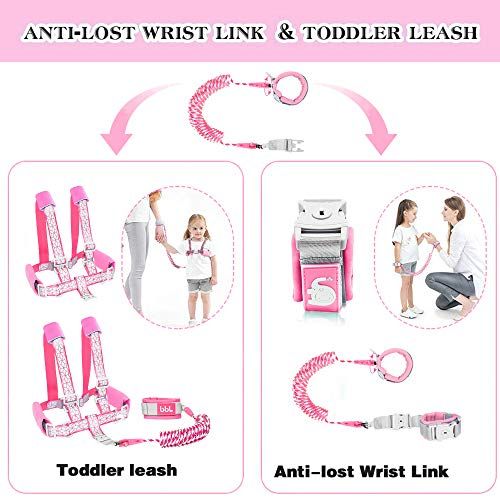  [아마존베스트]WSZCML Toddler Harness Walking Leash- Child Anti Lost Wrist Link - Child Safety Harness - Upgrade with Reflective...