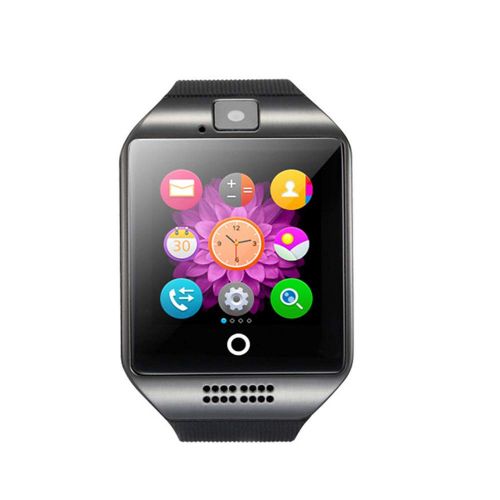  WTGJZN Q18 Passometer Smart Watch with Touch Screen Camera Support TF Card Bluetooth smartwatch for Android iOS Phone