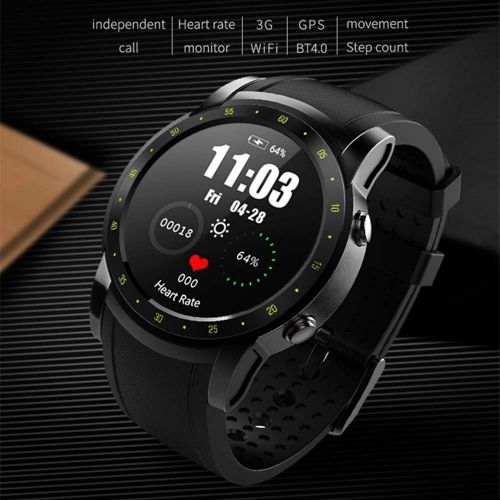  WTGJZN 3G WiFi GPS Bluetooth Smart Watch 2018 Heart Rate Monitor Sim Card Smartwatch for...