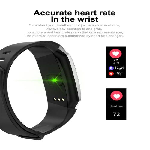  WTGJZN New E18 Smart Bracelet Blood Pressure Heart Rate Monitor Fitness Activity Tracker Smart Watch...