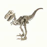 WTPlasma 3D dinosaur puzzle, metal dinosaur, raptor, velociraptor, t-rex, dinosaur skeleton, model dinosaur, yard decor, jurassic park, sculpture