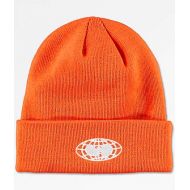 WU WEAR Wu Wear Wu-Tang Globe Logo Orange Beanie