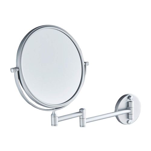  WUDHAO Vanity Mirror,Makeup Mirror Bathroom Rotating 8 Inch Telescopic Mirror Makeup Mirror Folding Beauty Mirror Double Sided 3 Times Magnification Wall Hanging Mirror Bathroom Magnifyin