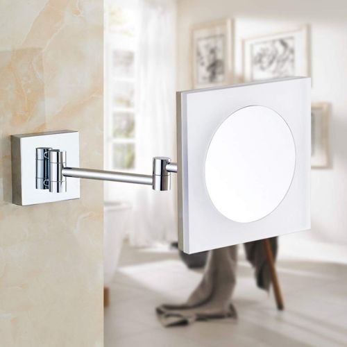  WUDHAO Makeup Mirror Mirrors with Lights LED Makeup Mirror 8 Inch Metal Bathroom Mirror Bathroom Vanity Mirror Best Luxury Quality Beauty Mirror Adjustable Arm Tilt Easy Positionin
