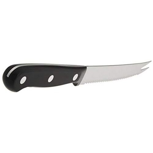  WUESTHOF Gourmet Tomatenmesser, Edelstahl, schwarz, 22.9 x 5.1 x 2.5 cm