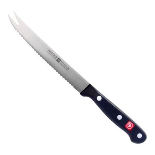  WUESTHOF Gourmet Tomatenmesser, Edelstahl, schwarz, 22.9 x 5.1 x 2.5 cm