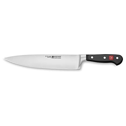  WUESTHOF Wuesthof Kochmesser 23 cm, Classic (4582-7/23), sehr scharfe Klinge, geschmiedet, rostfreier Edelstahl, ergonomischer Griff, sehr gutes Kuechenmesser