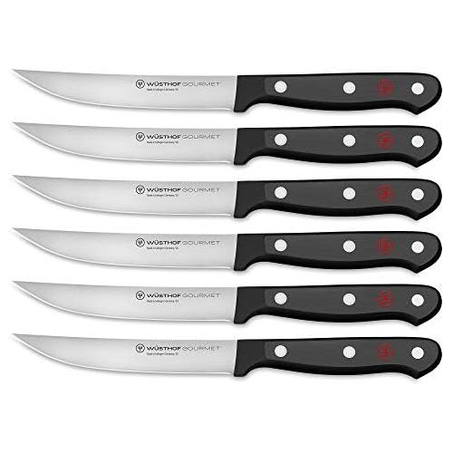  [아마존베스트]Wuesthof 1125060601 Gourmet Steak Knife Set Stainless Steel