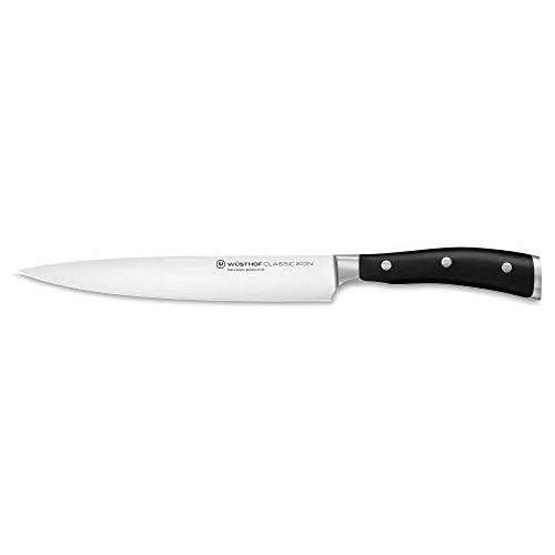  [아마존베스트]Wuesthof Classic Ikon (1040330720) Ham Knife, 20 cm Blade Length, Forged, Stainless Steel, Meat Knife Extremely Sharp