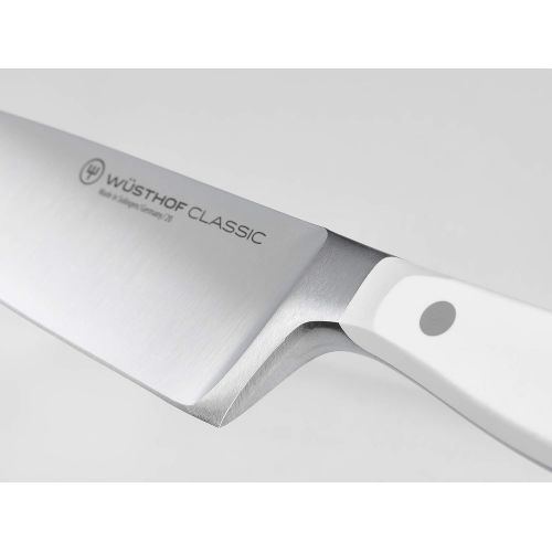  [아마존베스트]WUESTHOF Classic White Ham Knife (1040200716) 16 cm Blade Stainless Steel Slim Super Sharp Meat Knife White Handle