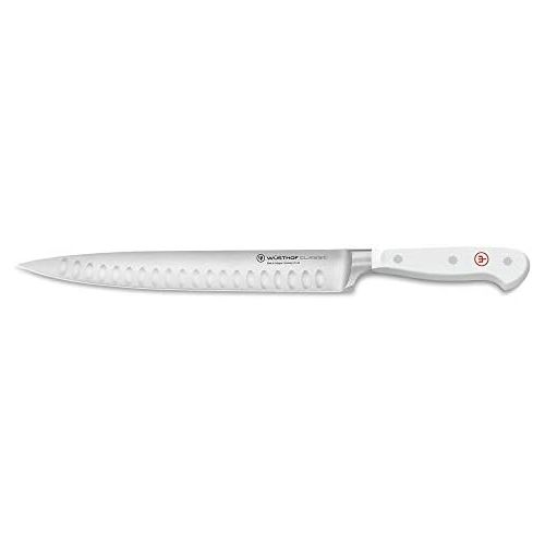  [아마존베스트]WUESTHOF Classic White (1040200823) 23 cm Blade Stainless Steel Slim Super Sharp Meat Knife White Handle