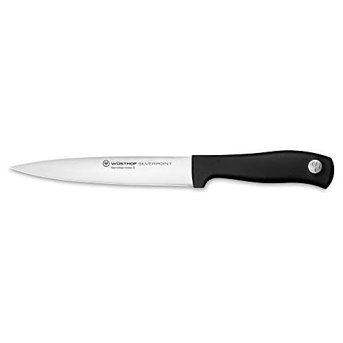  [아마존베스트]Wuesthof Silverpoint 1025148816 ham knife, narrow 16 cm blade, stainless steel, dishwasher safe, robust meat knife extremely sharp.