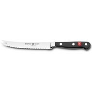 [아마존베스트]Wuesthof Tomato Knife, Classic (4109-7), 14 cm Blade Length, Forged, Stainless Steel, Very Sharp Knife with Serrated Edge