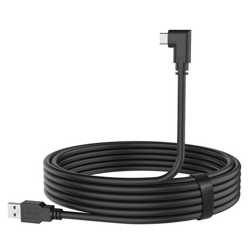  [아마존베스트]WUFAYHD Oculus Quest Link Cable, USB C Cable 10FT, 90 Degree Angled High Speed Data Transfer & Fast Charging Cable Compatible for Oculus Quest and Gaming PC