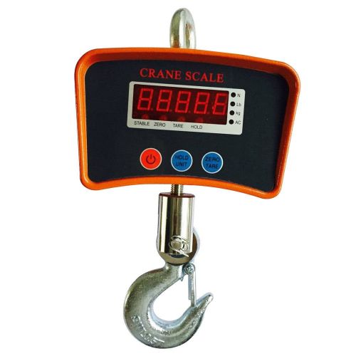  WUPYI 500KG1100 LBS Digital Crane Scale Industrial Heavy Duty Hanging Scale Smart Measuring Tool High Accuracy Electronic Crane Scale