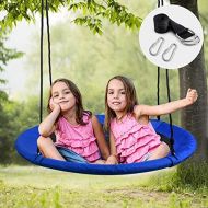 [아마존베스트]WONDERVIEW Tree Swing, Outdoor Swing with Hanging Strap Kit, 40 Inch Diameter 600lb Weight Capacity, Great for Playground Swing, Backyard and Playroom