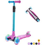 WV WONDER VIEW Kick Scooter Kids Scooter 3 Wheel Scooter, 4 Height Adjustable Pu Wheels Extra Wide Deck Best Gifts for Kids, Boys Girls