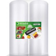 Premium!! WVacFre 2Pack 8X50 Food Saver Vacuum Sealer Bags Rolls with BPA Free,Heavy Duty,Great for Food Vac Storage or Sous Vide Cooking