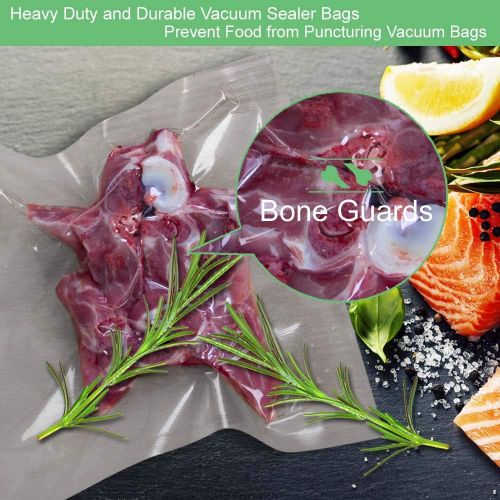  WVacFre Large 100 Gallon Size11x20Inch 4mil Food Saver Vacuum Sealer Bags with Commercial Grade,BPA Free,Heavy Duty,Great for Food Vac Storage or Sous Vide Cooking