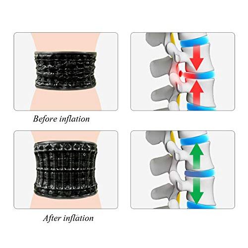  WW Back Massager Waist Trimmer Lumbar Protrusion Household Protrusion Support F522,XL