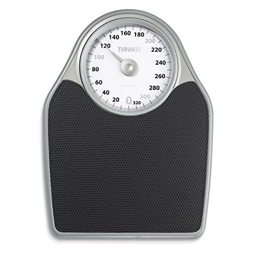  ConairPRO Dog Thinner Extra-Large Dial Analog Precision Bathroom Scale, Analog Bath Scale - Measures Weight Up to 330 lbs.