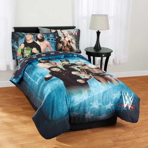 더블유더블유이 WWE Industrial Strength Kids Bedding Comforter, Twin