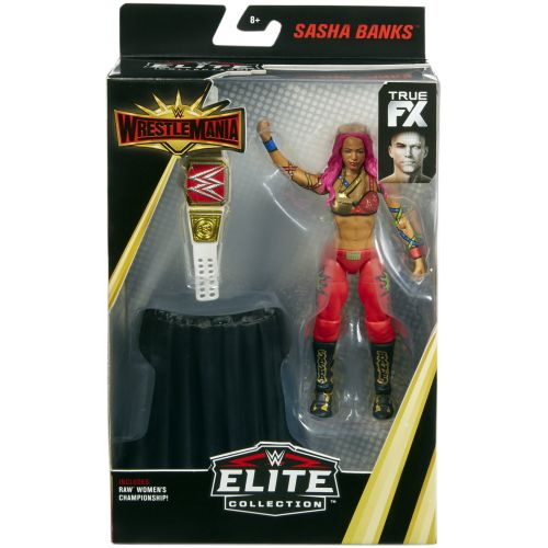 더블유더블유이 Sasha Banks - WWE Elite WrestleMania 35 Toy Wrestling Action Figure