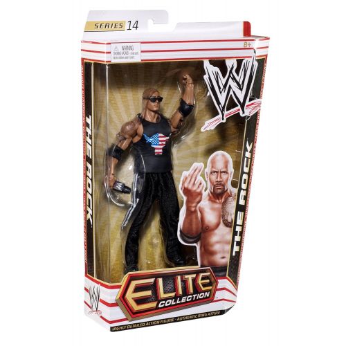 더블유더블유이 WWE Elite Collectors The Rock Figure Series 14