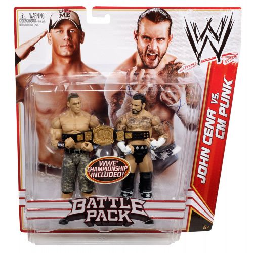 더블유더블유이 WWE CM Punk and John Cena Figure 2-Pack Series 17