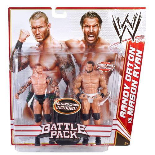 더블유더블유이 WWE Battle Pack: Randy Orton vs. Mason Ryan Figure 2-Pack Series 14