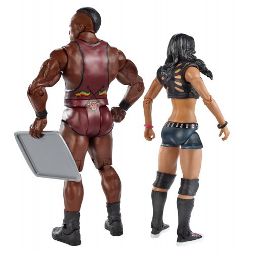 더블유더블유이 WWE Series #28 Big E Langston and AJ Lee Figure with Cookie Sheet (2-Pack)