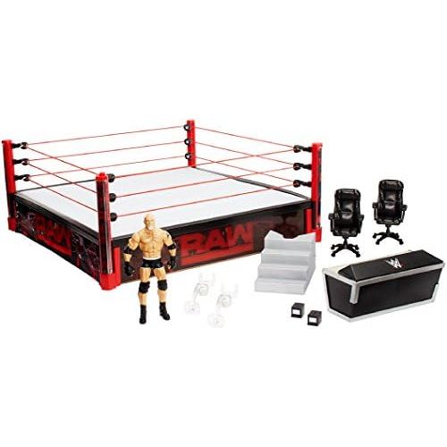 더블유더블유이 WWE Elite Collection Raw Main Event Ring Playset