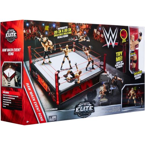 더블유더블유이 WWE Elite Collection Raw Main Event Ring Playset