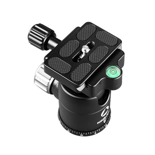  WWGG Camera Tripod Ball Head 360 Degree Panoramic Shooting fine-Tuning Fluid Rotation with Quick Release Plate