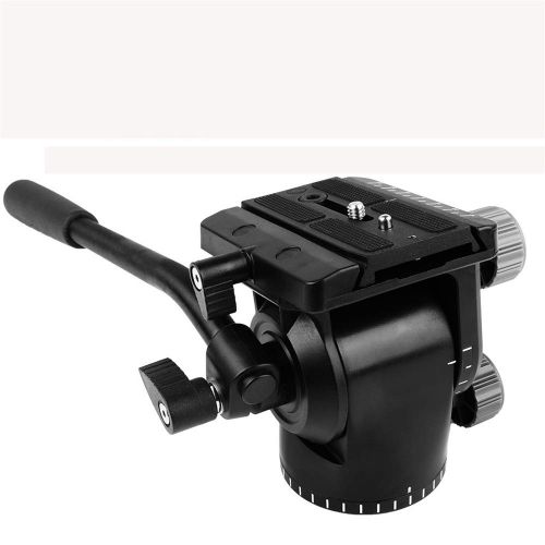  WWGG Aluminum Alloy Fluid Tractor Hydraulic Head Three-Dimensional Tripod Head 360 Degree Panoramic Photography and Bird Watching