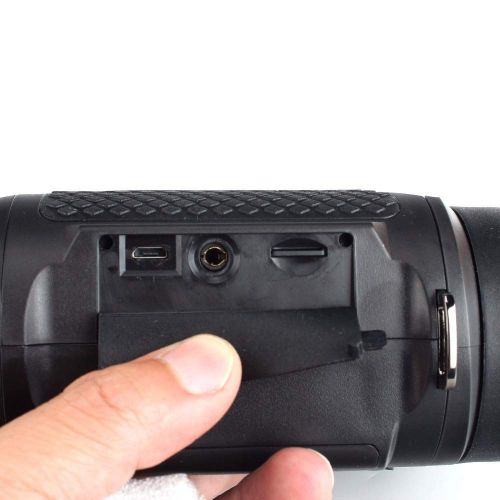  WWGG Digital Night Vision Telescope, 640P Infrared Night Vision Device, 7X Magnification LED Screen Infrared Camera for Wild Animal Military Hunting