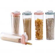 WWJHH-Food storage box Kitchen Storage Box Food Storage Container - 4 Sets - Ps Material - Sealed Fresh Noodle Jar With Lid - Moisture Proof