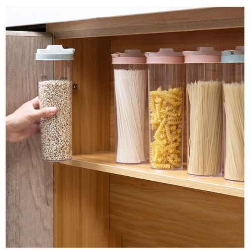  WWJHH-Food storage box Kitchen Storage Box Food Storage Container - 4 Sets - Ps Material - Sealed Fresh Noodle Jar With Lid - Moisture Proof