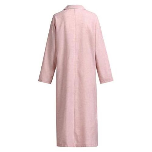  WWricotta Women Plus Size Long Sleeve Cross V Neck Maxi Dress Full Length Shirt Line Dress