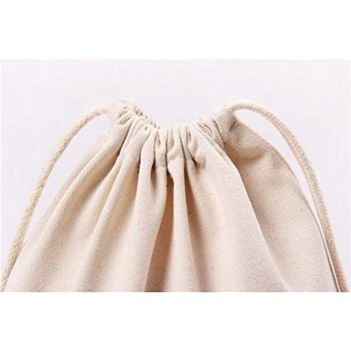  WWricotta Schuhe WWricotta Womens Solid White Drawstring Beam Port Shopping Bag Travel Bag Gift Bag