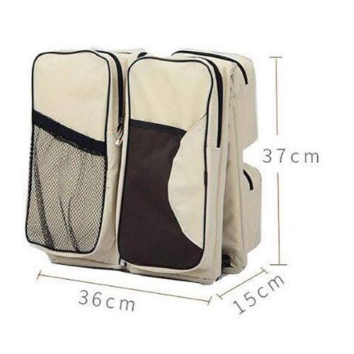  WXWX 3 in 1 Travel Diaper Bag Portable Folding Bassinet Changing Pad Station Multifunctional Nappy