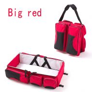 WXWX 3 in 1 Travel Diaper Bag Portable Folding BassinetChanging Pad Station Multi-Functional Nappy