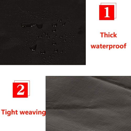  WXX-tarpaulin Tarp Sheet Outdoor Cover Tarpaulin Thicken Black Polyethylene Rainproof Sunscreen Waterproof Ground Sheet Covers Truck Premium Quality Cover Canvas Four Seasons Universal (Size : 4