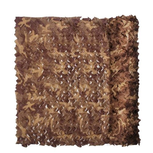  WY-CAMO 2m X 3m / 6.5 X 10ft Woodland Camouflage Net Desert for Hunting Camping Decoration Military Sun Visor Army Shading Outdoor Air Protection