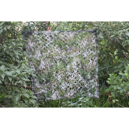  WY-CAMO 2m X 3m / 6.5 X 10ft Woodland Camouflage Net Desert for Hunting Camping Decoration Military Sun Visor Army Shading Outdoor Air Protection