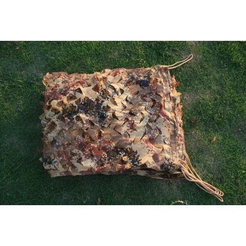  WY-CAMO 2m X 3m / 6.5 X 10ft Woodland Camouflage Net Desert for Hunting Camping Decoration Military Sun Visor Army Shading Outdoor Air Protection