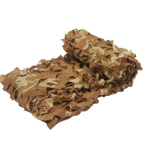  WY-CAMO 2m X 3m / 6.5 X 10ft Woodland Camouflage Net Desert for Hunting Camping Decoration Military Sun Visor Army Shading Outdoor Air Protection