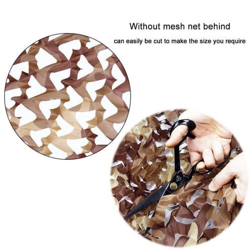  WY-CAMO 2m X 3m / 6.5 X 10ft Woodland Camouflage Net Desert for Hunting Camping Decoration Military Sun Visor Army Shading Outdoor Air Protection